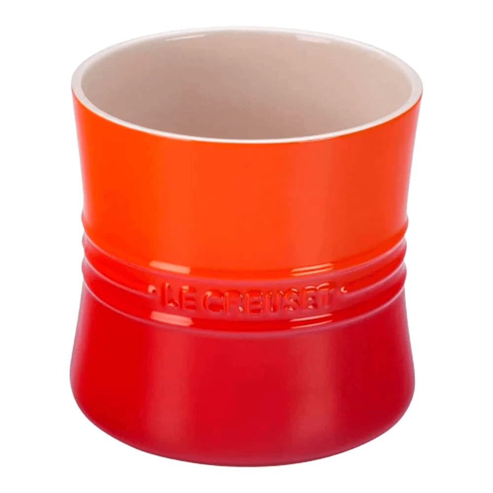 Porta Utensílios de Cerâmica Le Creuset Laranja 16x16cm