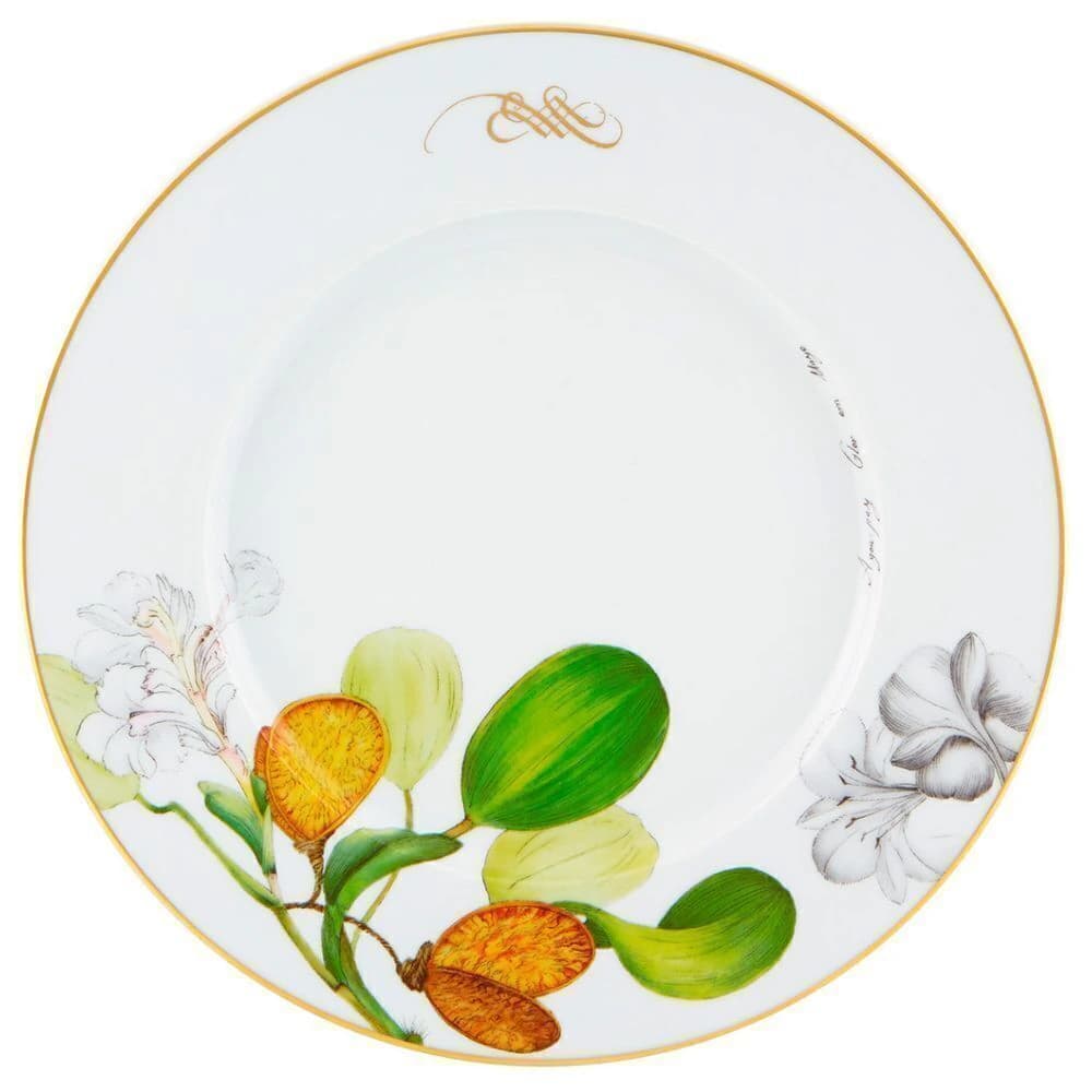 Prato Raso de Porcelana Vista Alegre Amazônia 29cm 6pçs