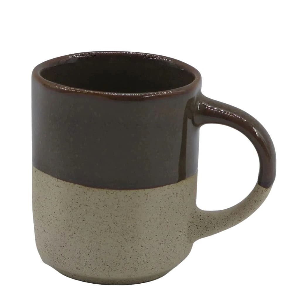 Xícara para Café de Cerâmica Rustic Marrom 100ml 6pçs