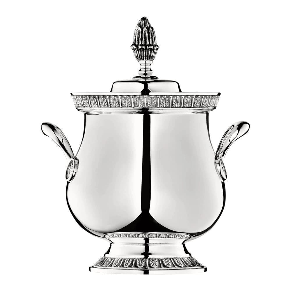 Açucareiro de Prata Christofle Malmaison 15cm