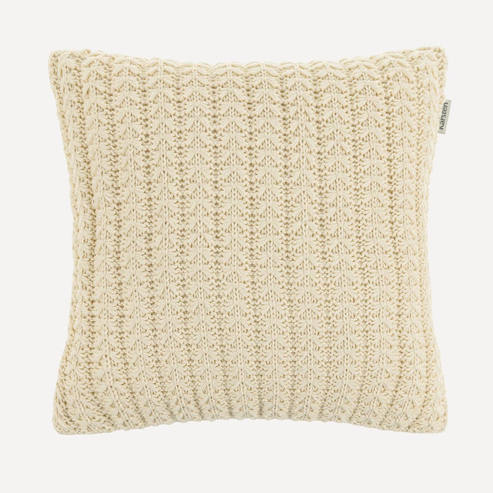 Almofada Decorativa de Tricô 45cm x 45cm Diana Giz