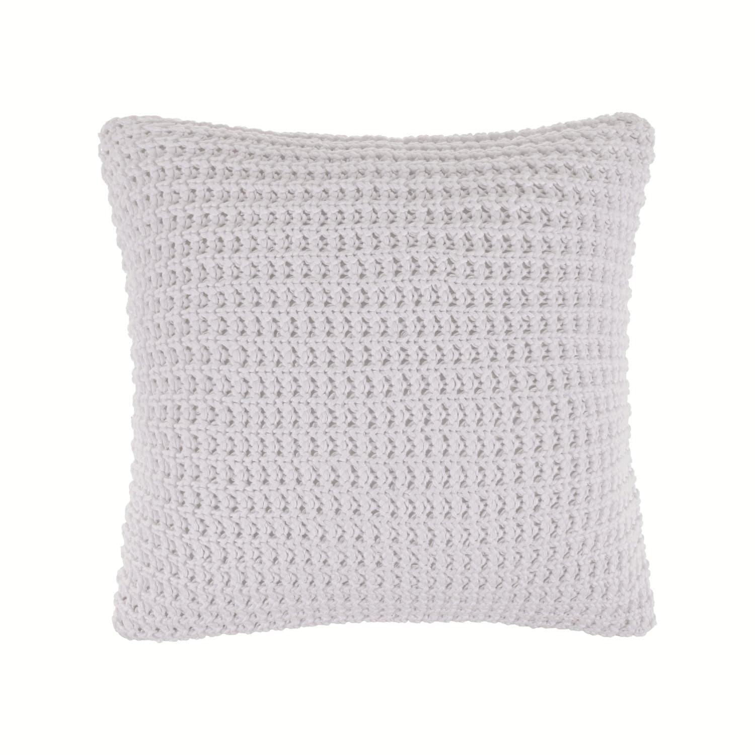 Almofada Rizzo Tricot Trussardi Branco 40cm x 40cm