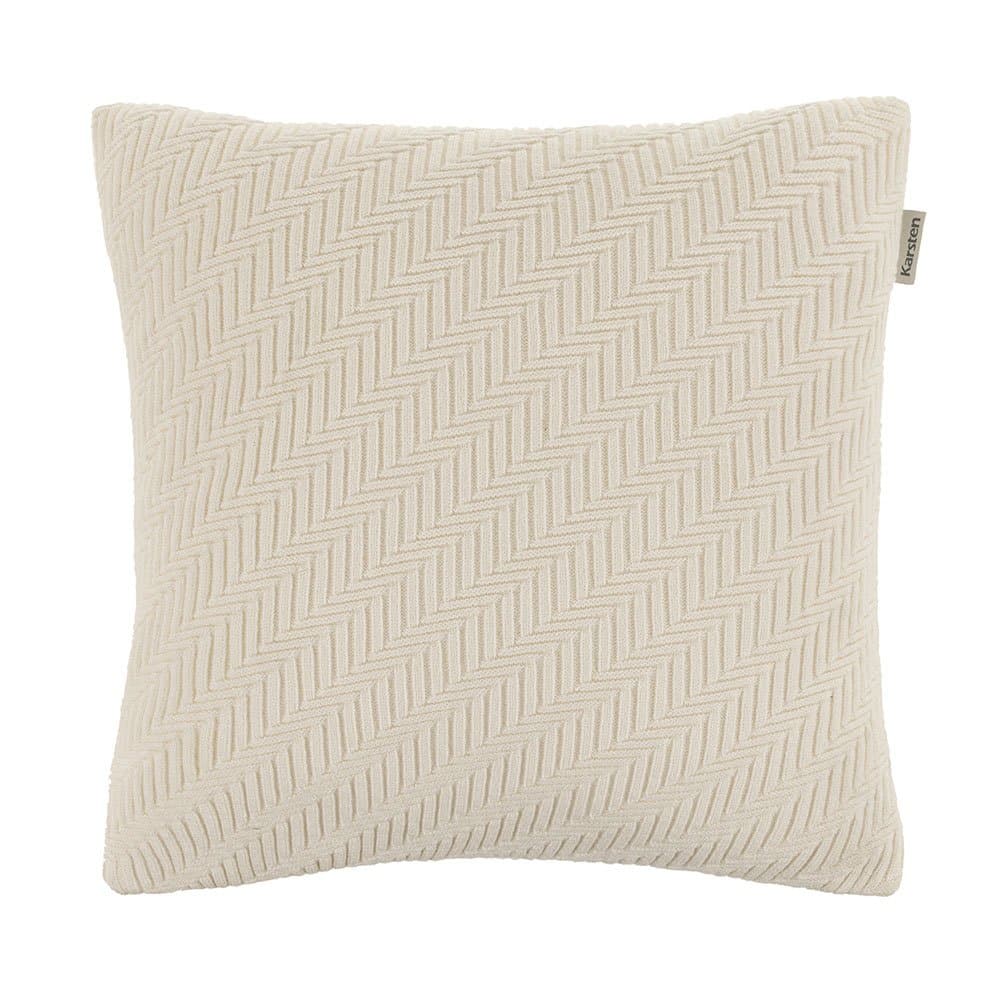 Almofada Salina Tricot 45 x 45 Branco Karsten