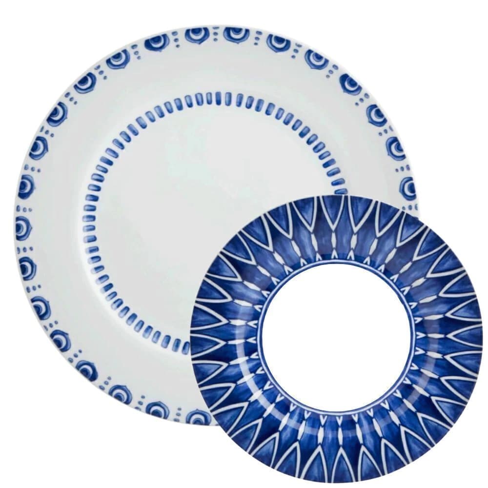 Aparelho de Jantar de Porcelana Azure Vista Alegre 12pçs
