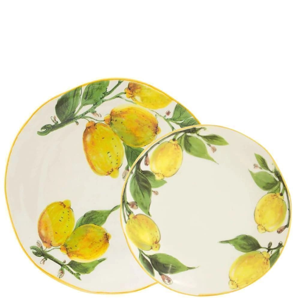Aparelho de Jantar de Porcelana Lemon Garden 12pçs