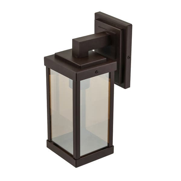 Arandela de Parede Externa IP40 Metaldomado Marrom Bivolt