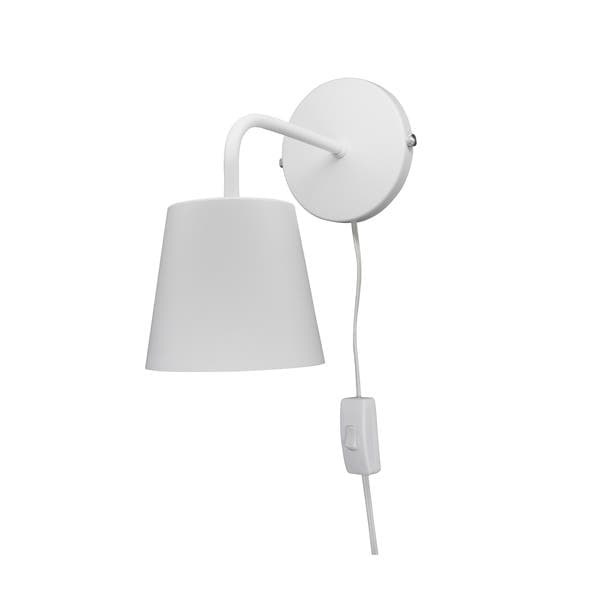 Arandela de Parede Interna com Fio IP20 Vase Luz Vita Branca Bivolt