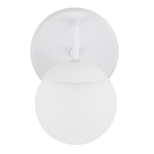 Arandela de Parede Interna IP20 Globe Haste Pantoja & Carmona Branco Bivolt