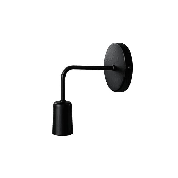 Arandela de Parede Interna IP20 Single Artsight Preta Bivolt