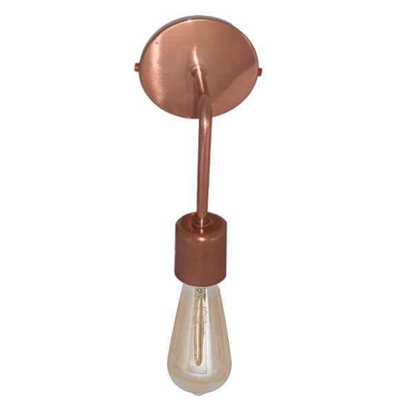 Arandela de Parede Interna IP20 Single Luz Vita Laranja