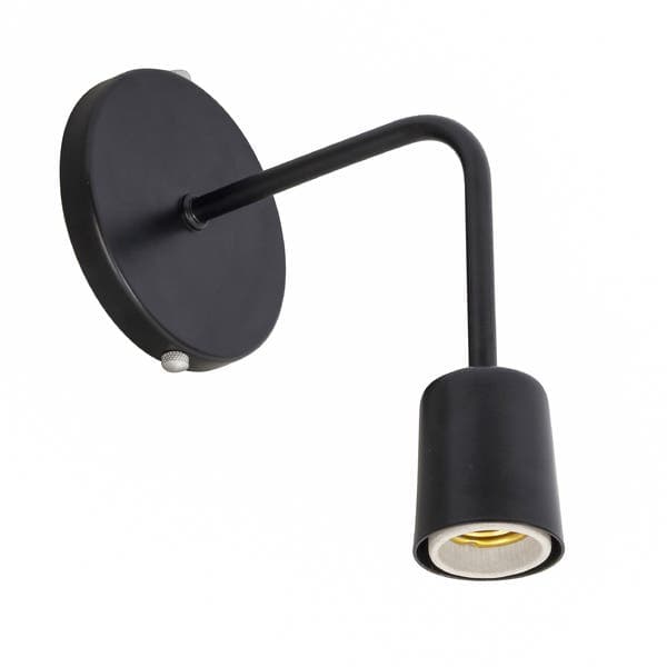 Arandela de Parede Interna IP20 Single Luz Vita Preta