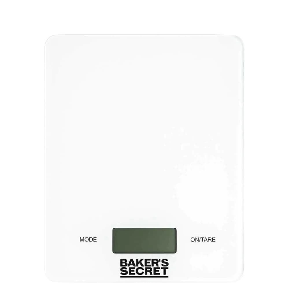 Balança Digital de Vidro Branca Bakers Secret 5kg
