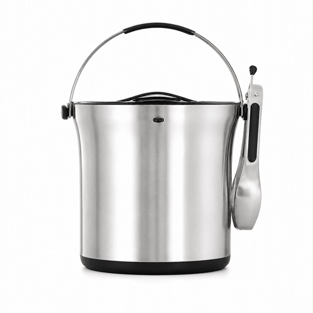 Balde de Gelo com Pinça Inox Stell 3,78 Litros-oxo