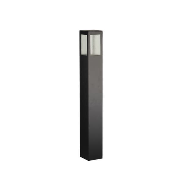 Balizador Garten Sobrepor Alumínio Lente Verde E27 Preto Fosco IP54 Blumenau Iluminação