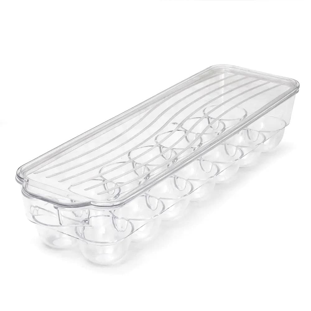 Bandeja de Acrílico para Ovos 37cm Transparente - Ordene