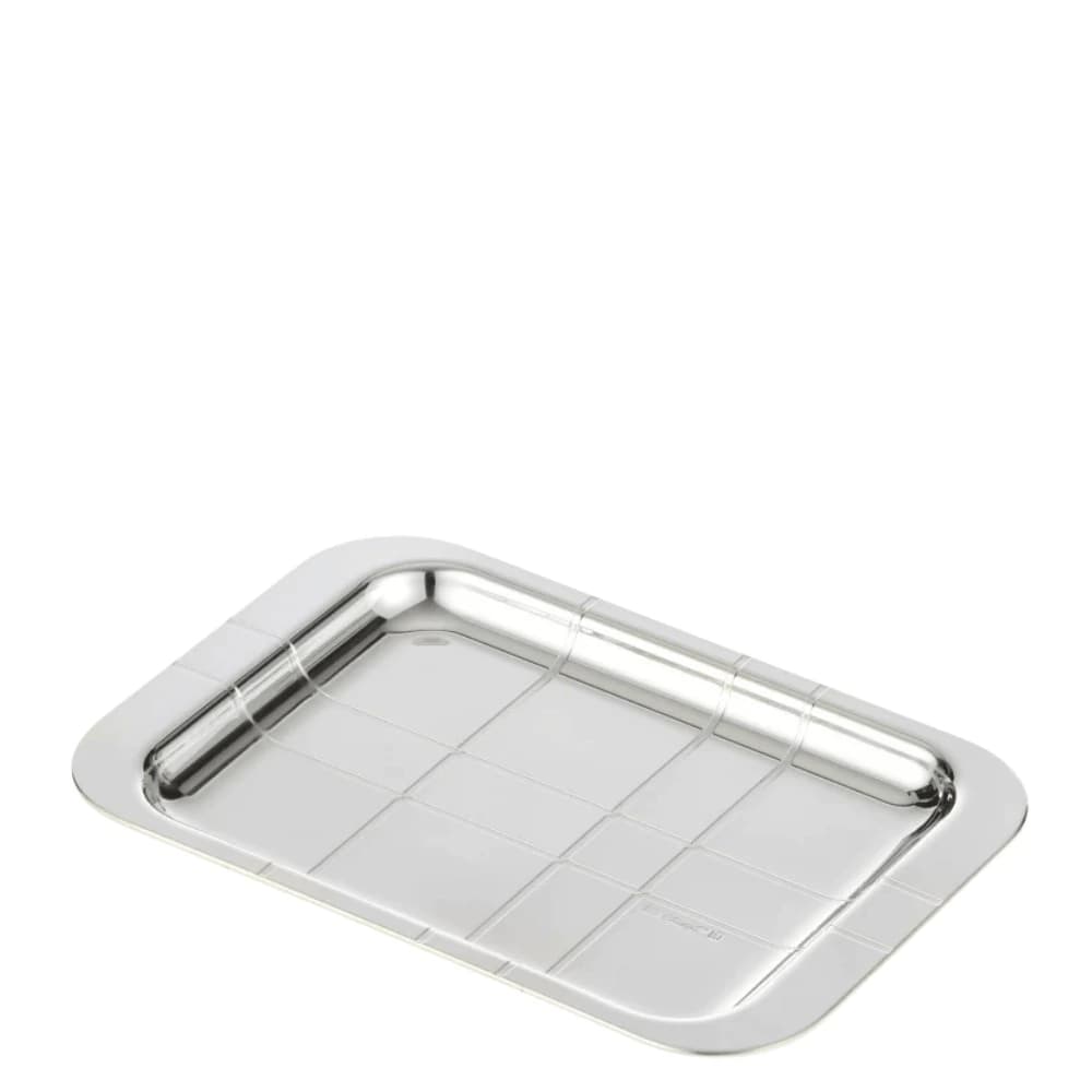 Bandeja de Prata Christofle Graphik 10x15cm