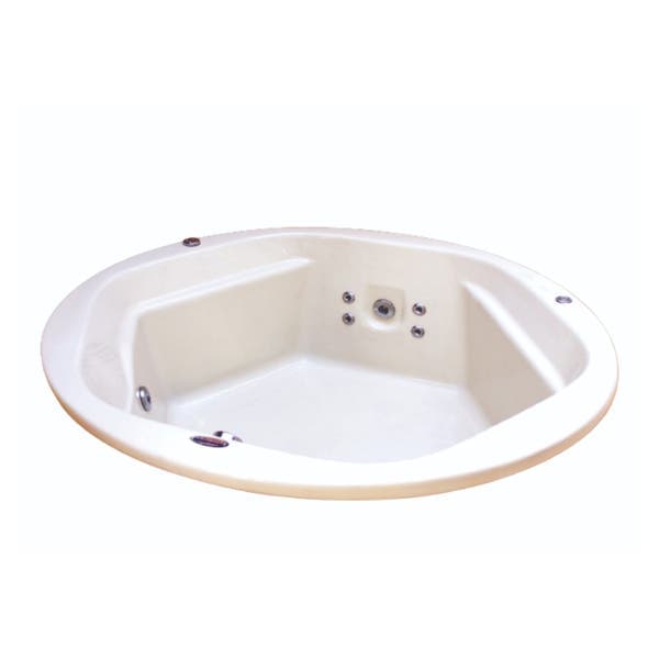 Banheira com Hidromassagem 140x140x50cm Acrílico Acriluna Premium Ouro Fino