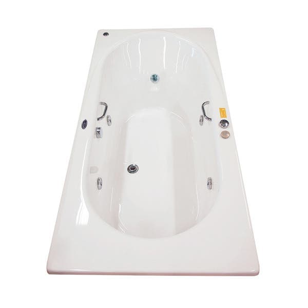 Banheira com Hidromassagem 180x90x46cm Acrílico Ourocril Premium Ouro Fino