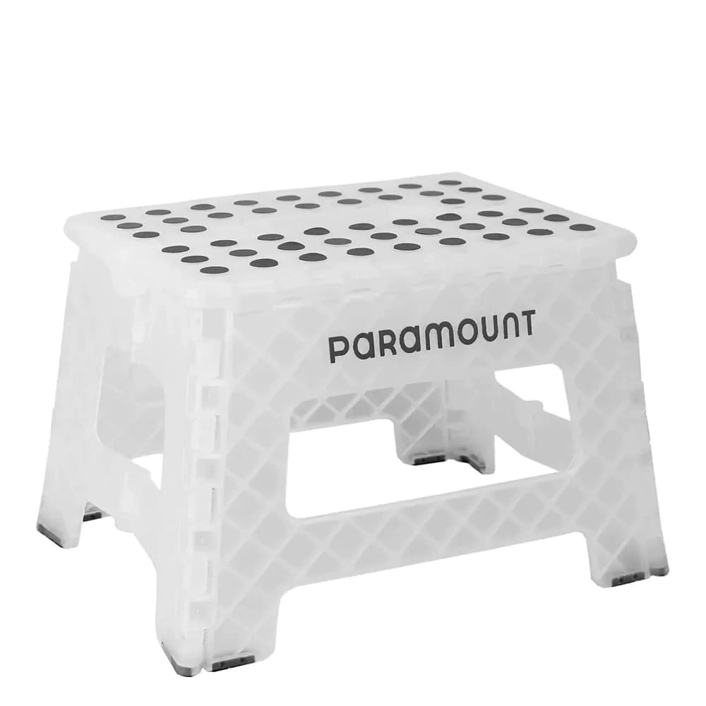 Banqueta Dobrável Antiderrapente Clear 29x22cm