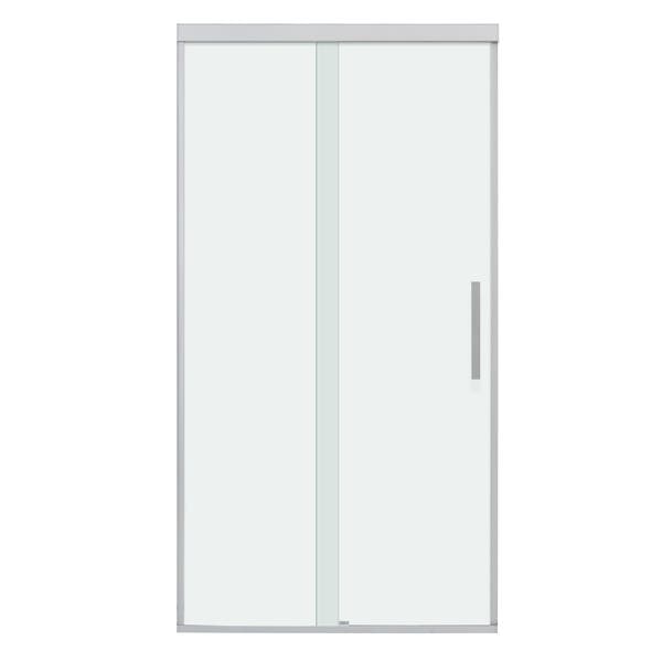 Box para Banheiro Frontal de Correr 130x190cm Vidro Incolor Indux Speed Temper
