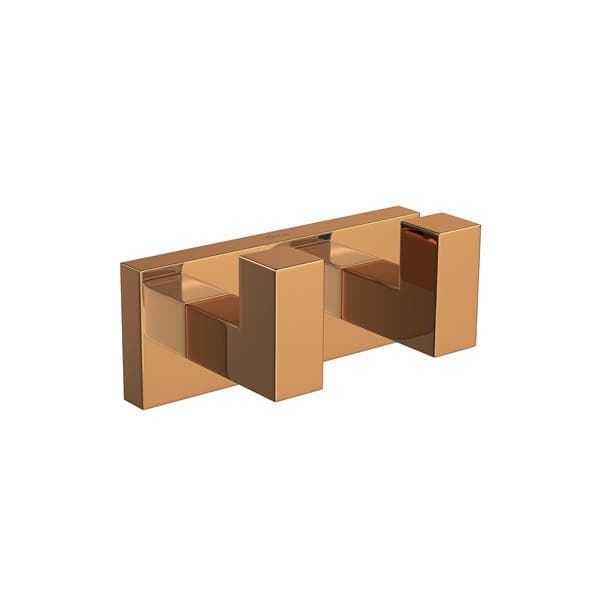 Cabideiro Banheiro Duplo Aço Brilhante Red Gold Deca