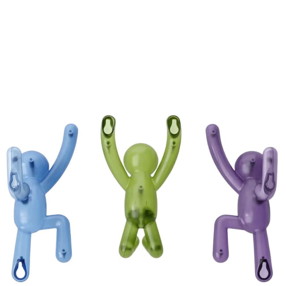 Cabideiro de Parede Buddy Umbra Glassy Color 3pçs