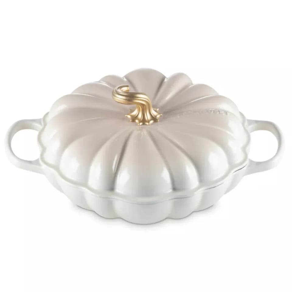 Caçarola Buffet Abóbora Halloween Le Creuset Meringue 28 cm