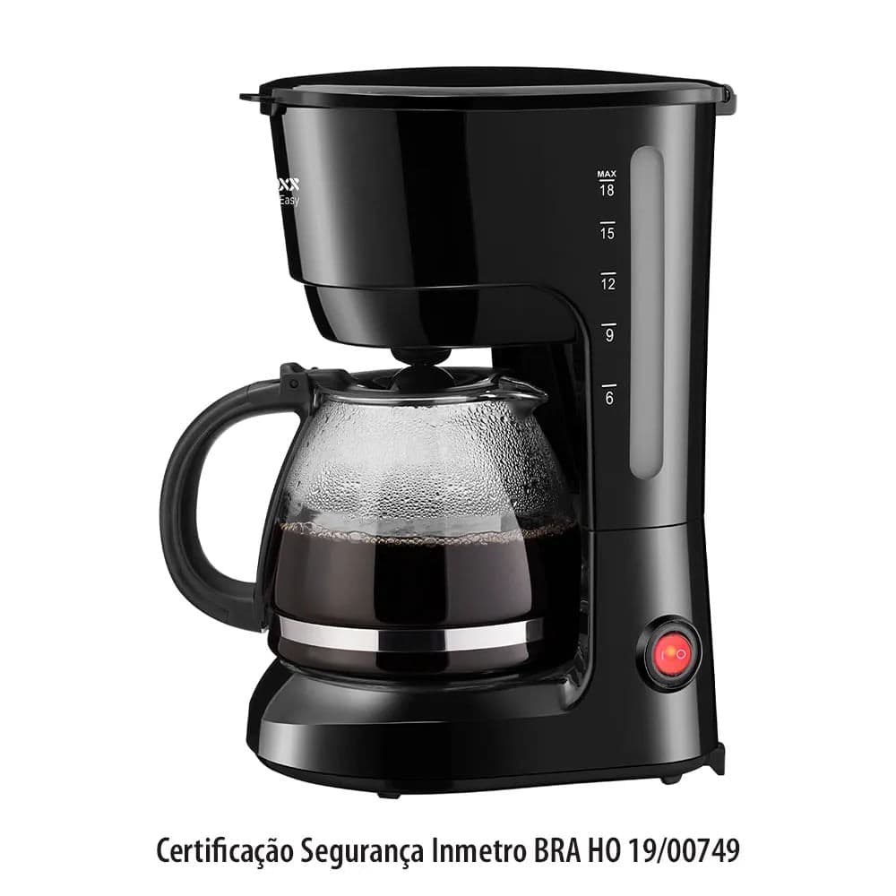 Cafeteira Elétrica Easy Preta - Lenoxx