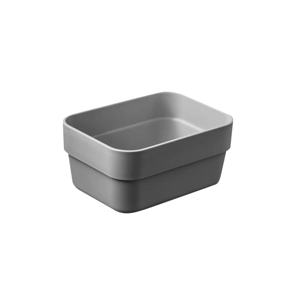 Caixa Organizadora Retangular Logic 5,6x11,5cm Cinza - Ou