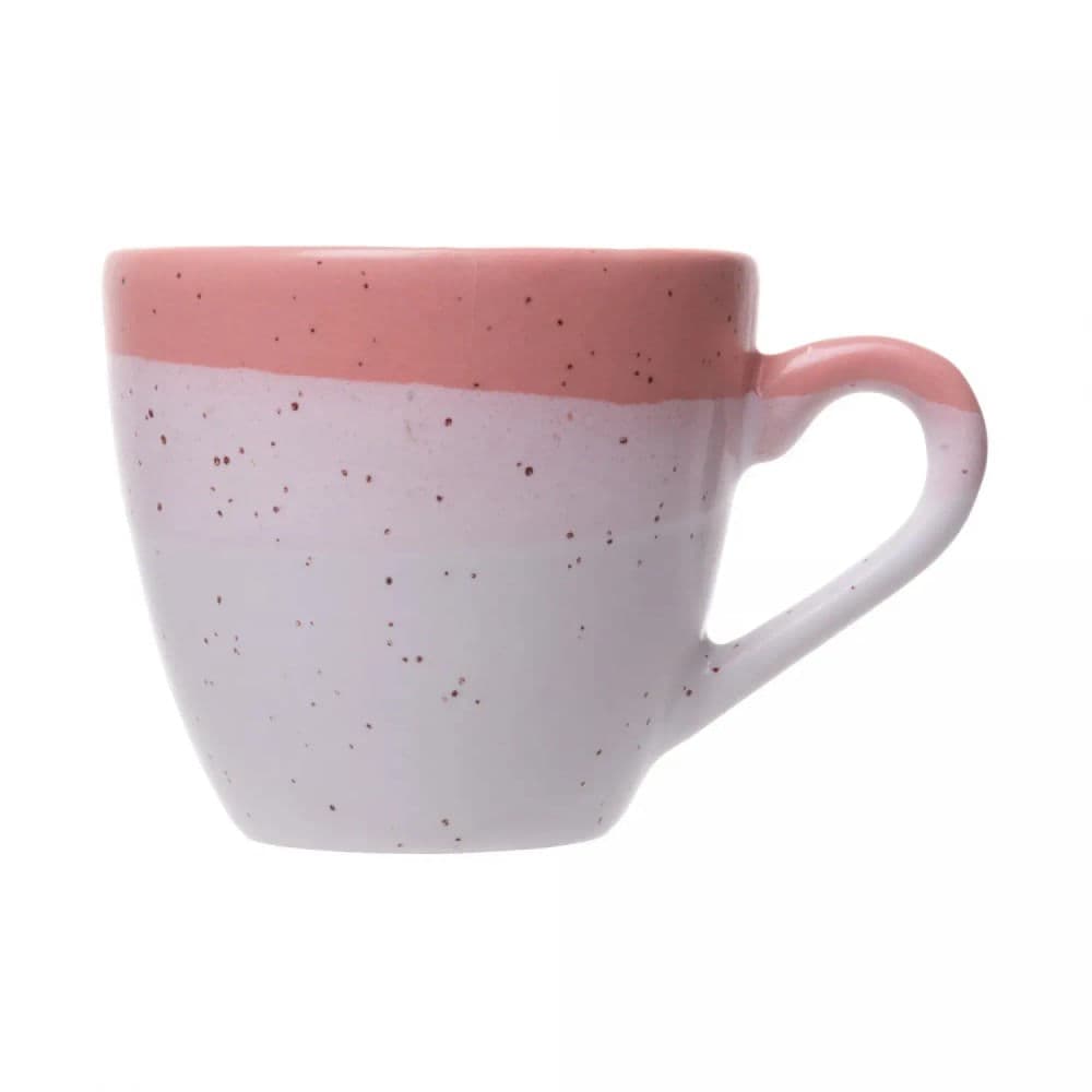Caneca Ombré 85mL Rosa Cerâmica - Wolff