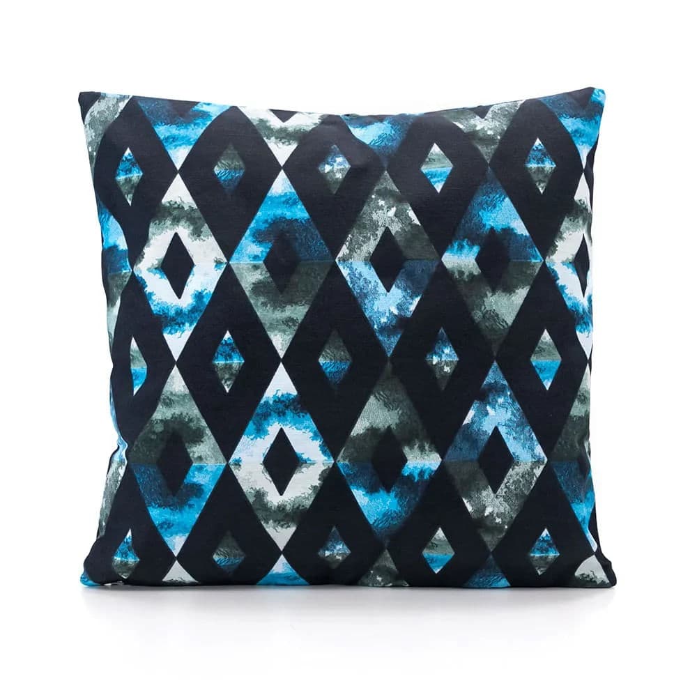 Capa para Almofada Acqua Linea 42x42cm Triângulo Azul - Branyl