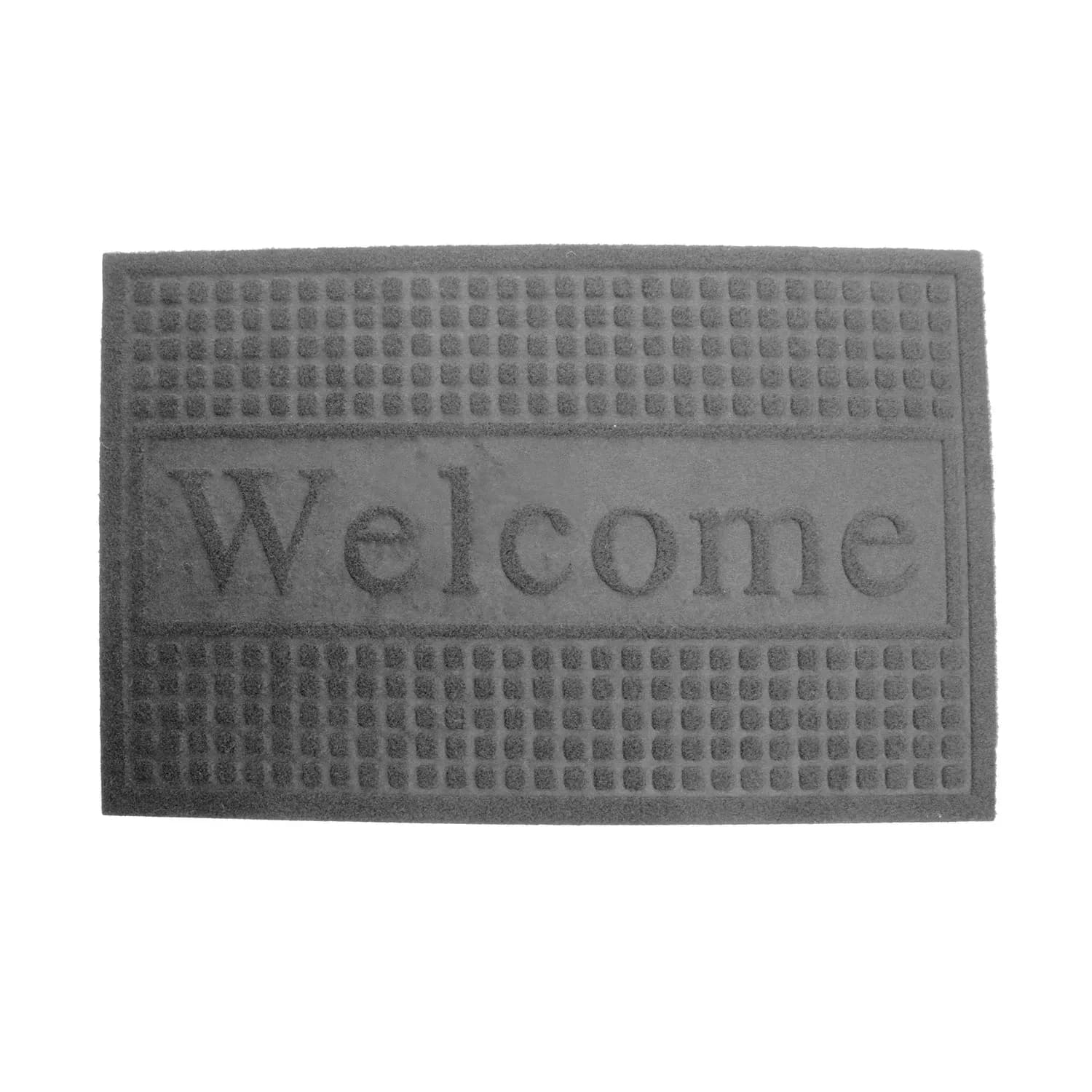 Capacho em Pvc Antiderrapante 58x38cm Cinza - Lyor
