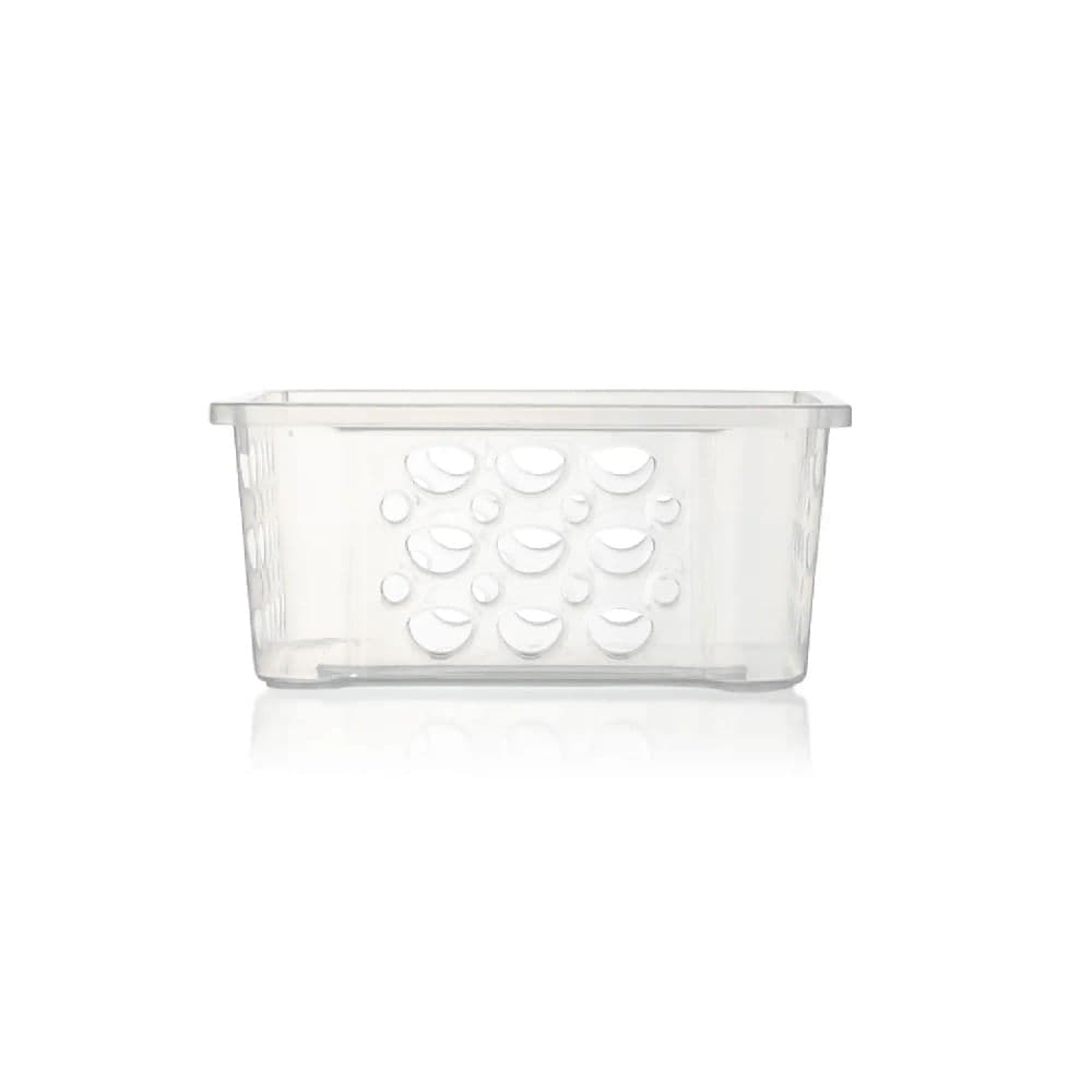 Cesta Organizadora Retangular 6,1x13,5cm Transparente - Sanremo