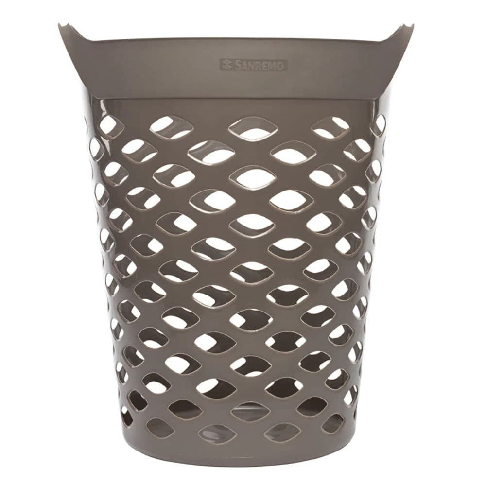 Cesto de Roupa Circular 53x54,2cm Cinza - Sanremo