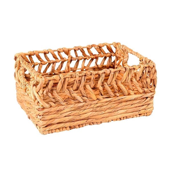 Cesto Fibra Natural Rattan Rattan 16 cm Floral Atlanta