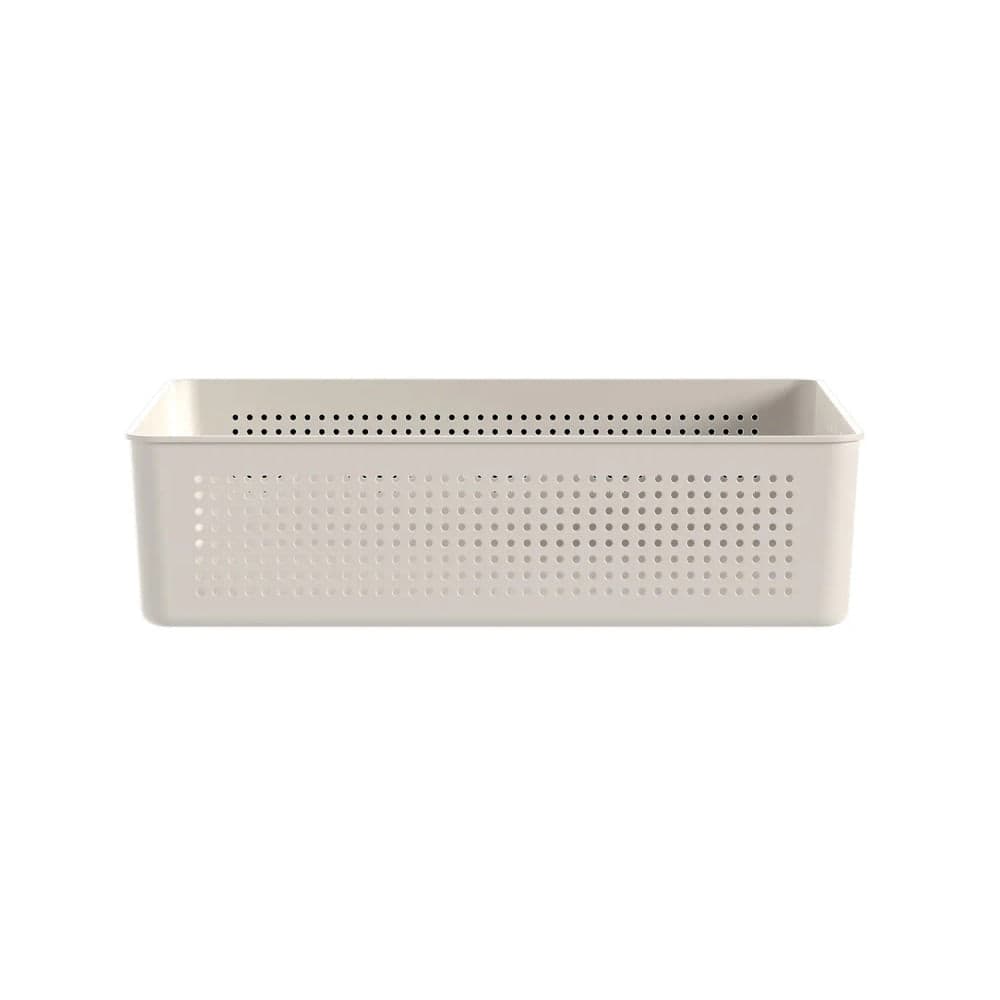 Cesto Flow Organizador 8,2 Litros Bege - Ou
