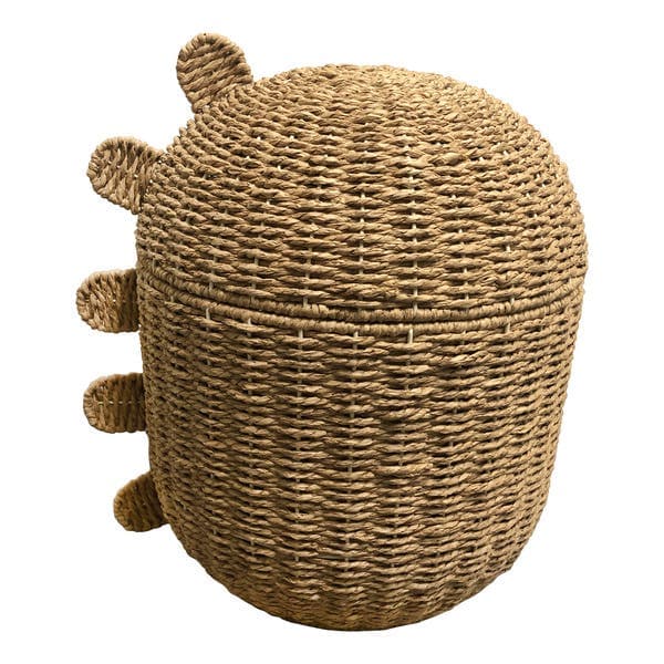 Cesto Organizador Fibra Natural Natural 30x35 cm Oikos