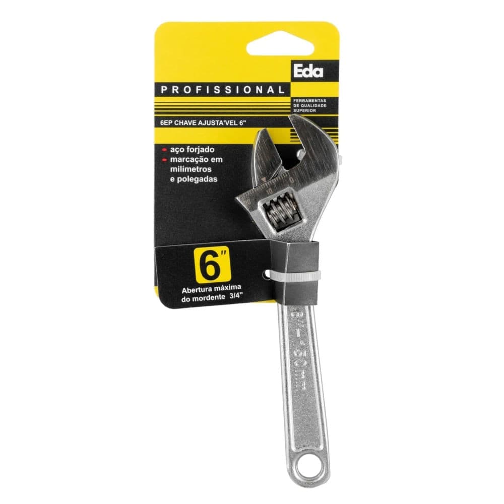 Chave Inglesa 6 Polegadas 15cm - Eda