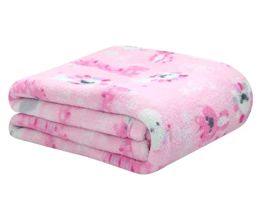 Cobertor Baby Microfibra Camesa - Gramatura: 180g/m²