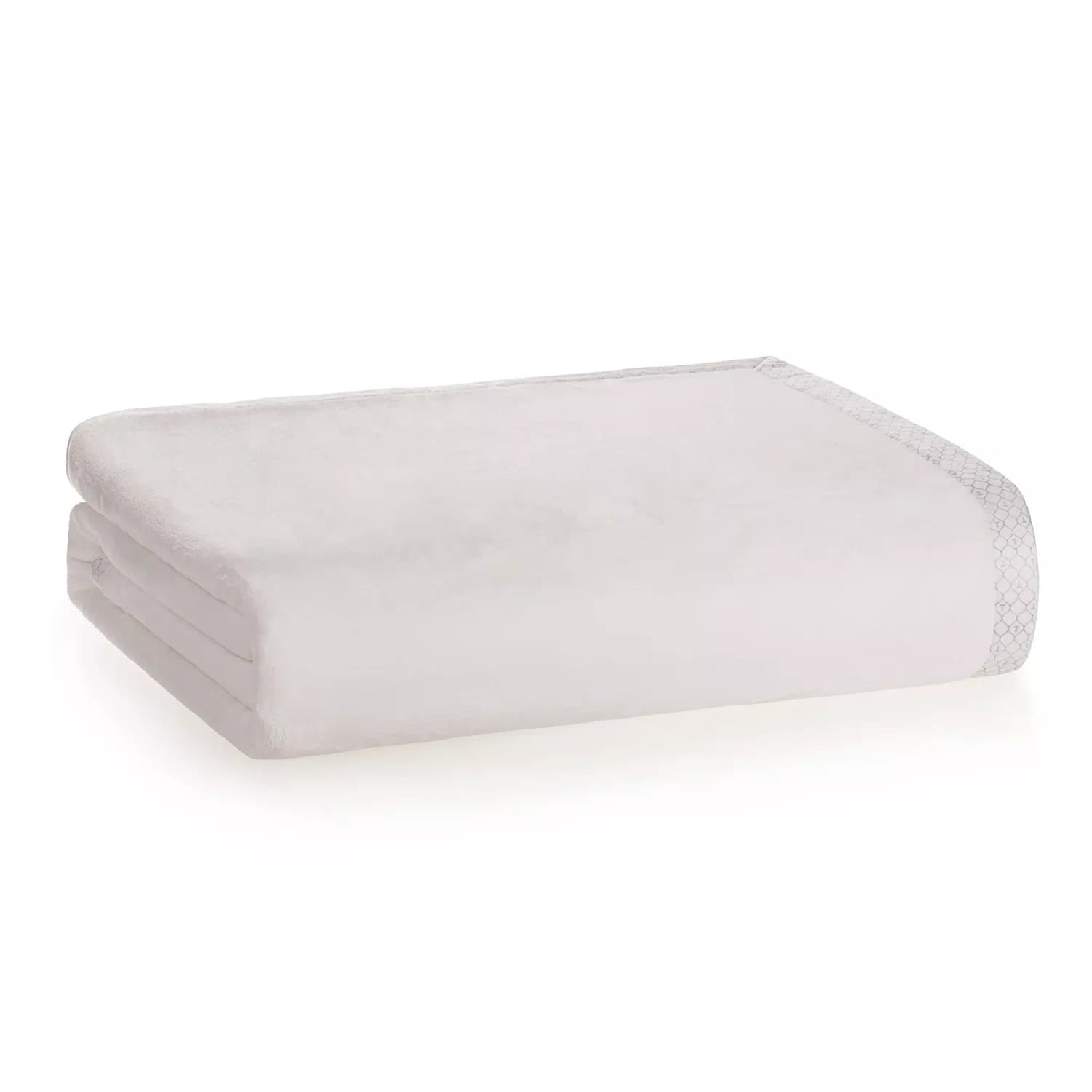 Cobertor Casal Piemontesi Trussardi Branco 1,80 x 2,20 m