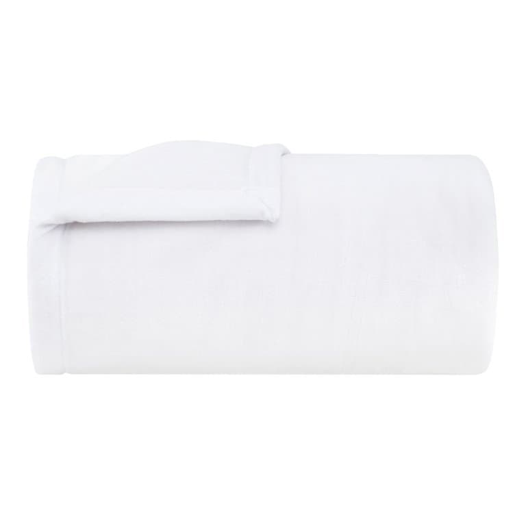 Cobertor Solteiro Alpi Buddemeyer Luxus Branco 1,60 x 2,20m