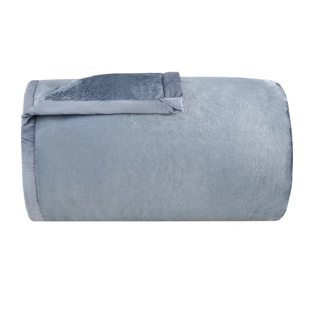 Cobertor Super King Alpi Buddemeyer Luxus Azul 2,30 x 2,60 m