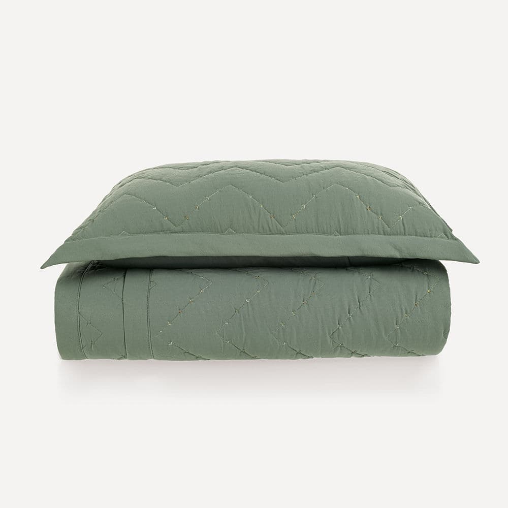 Colcha Infantil Solteiro Cosmos Verde