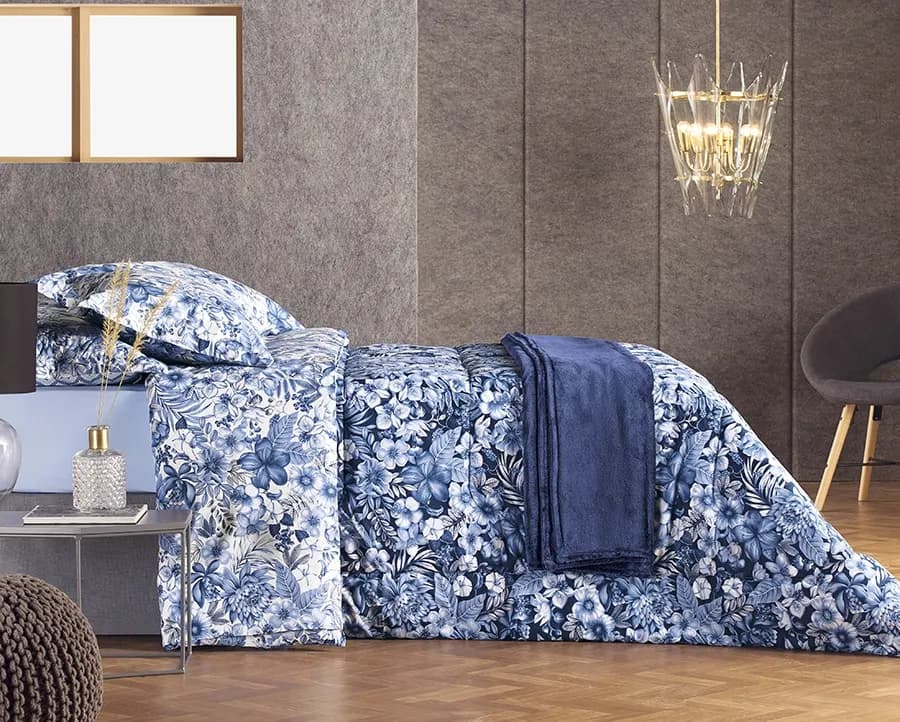 Colcha Matelassê Andreza Queen com 2 Porta Travesseiros - Percal 200 Fios