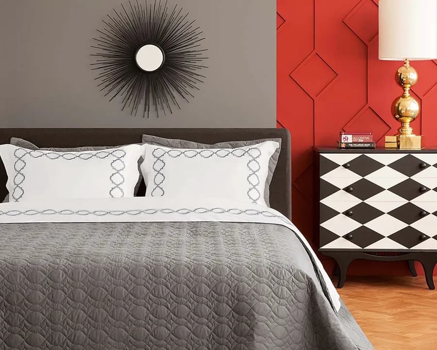 Colcha Matelassê Bellagio King com 2 Porta Travesseiros - Percal 250 Fios - Andreza