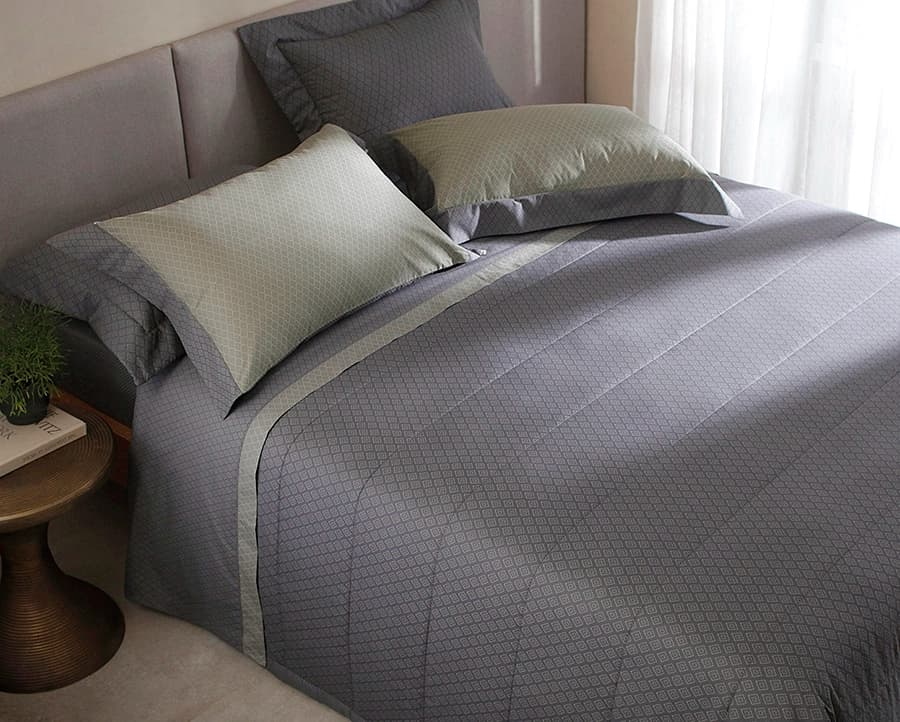Colcha Matelassê Buddemeyer Gran Percalle Gavin Queen com 2 Porta Travesseiros - Percal 200 Fios