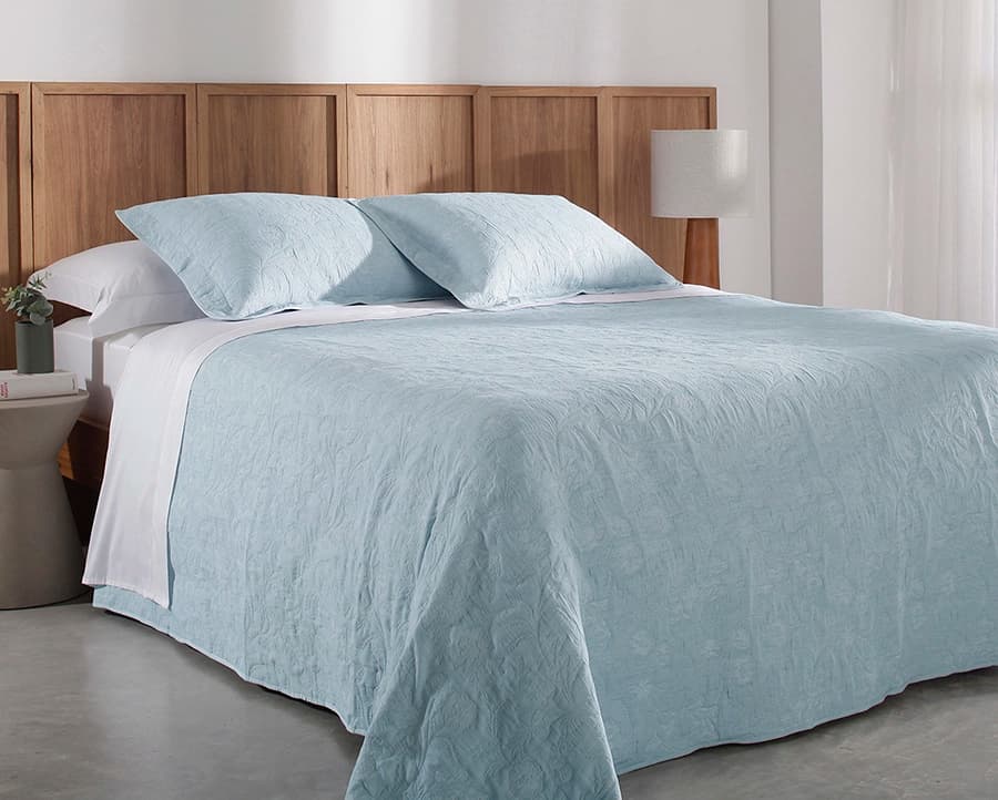Colcha Matelassê Buddemeyer Hanna Jacquard Casal com 2 Porta Travesseiros