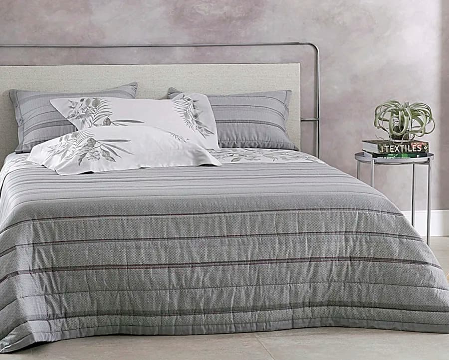 Colcha Matelassê Buddemeyer Vision Foliage Queen com 2 Porta Travesseiros - Cetim 270 Fios