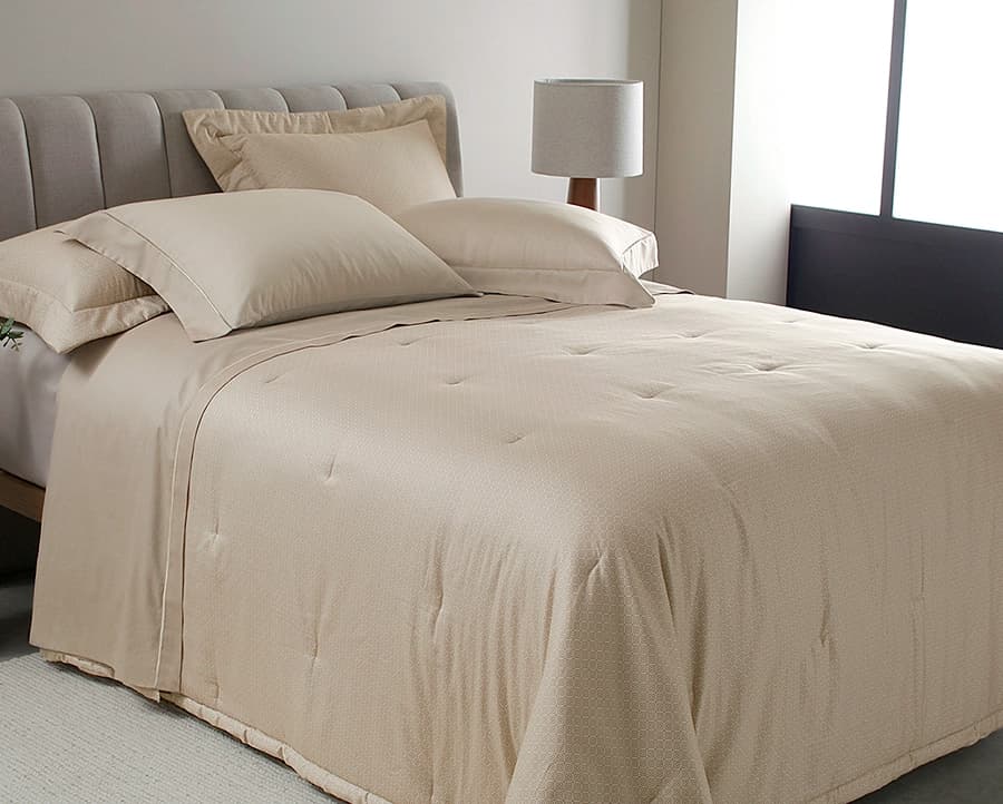 Colcha Matelassê Buddemeyer Vision Kyoto King com 2 Porta Travesseiros - Cetim 270 Fios