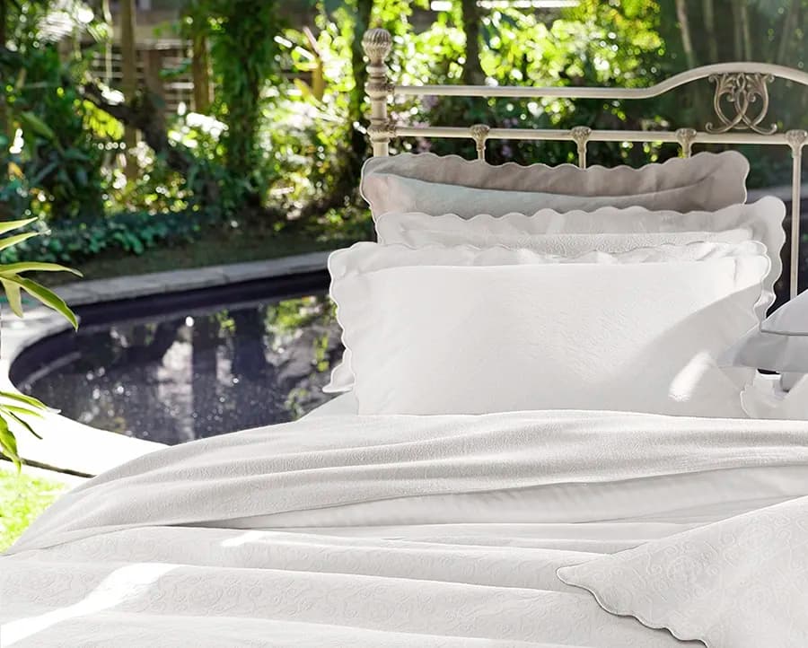 Colcha Tognato Piquet Jacquard Capela King